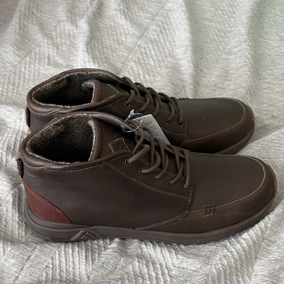 Reef Rover Mid Brown Leather Chukka Boots/Shoes Men\'s Size 9